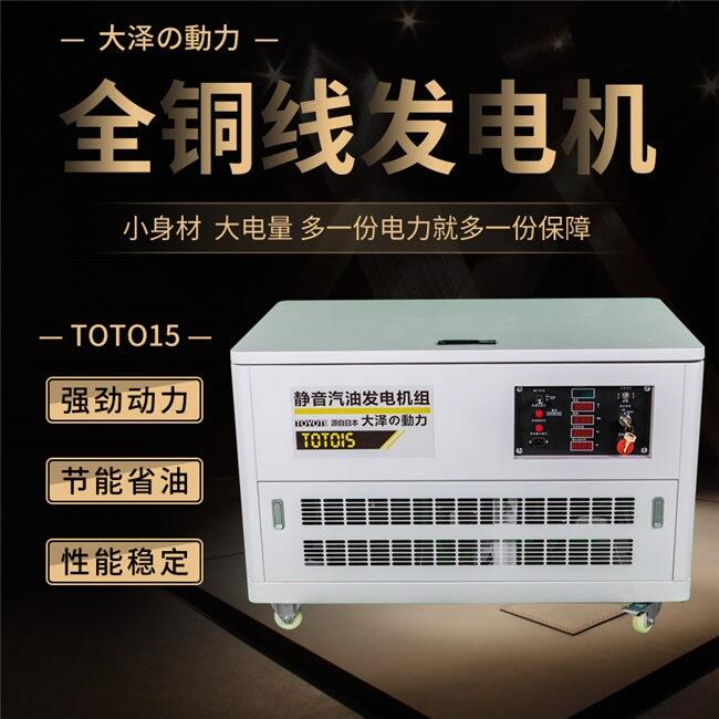 大澤動(dòng)力15KW汽油發(fā)電機(jī)TOTO15
