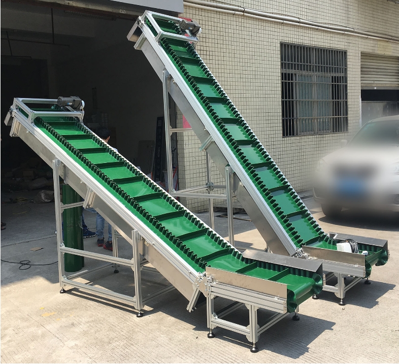 波紋輸送帶廠家推薦 包料輸送機
