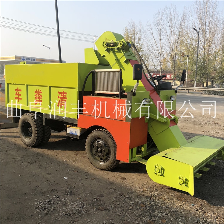 小型牛場(chǎng)清糞車濰柴動(dòng)力出糞車清糞車源頭工廠