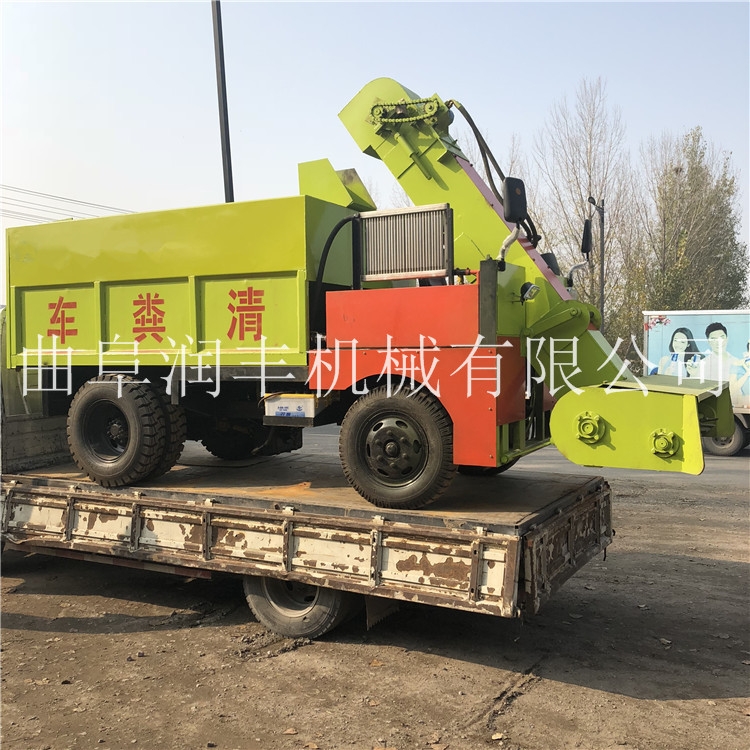 操作靈便柴動(dòng)清糞車 方便易清理清糞車 小型牧場(chǎng)牛糞清理車