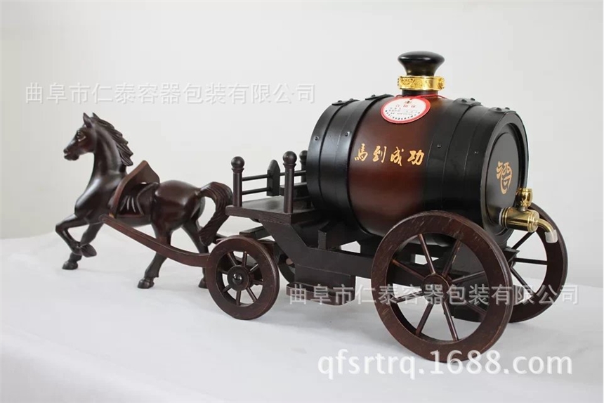 高檔馬拉車木酒桶廠家