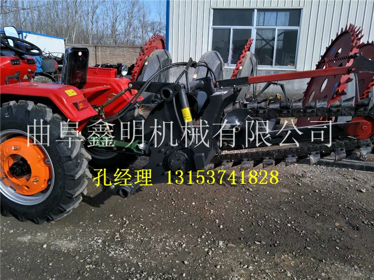 現(xiàn)貨四輪懸掛填土式開溝機 果園水泥路用開溝機 開溝機