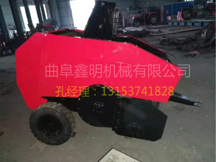 臨夏拖拉機帶牽引式秸稈收割打捆機 玉米麥草收割圓捆打捆機現(xiàn)貨