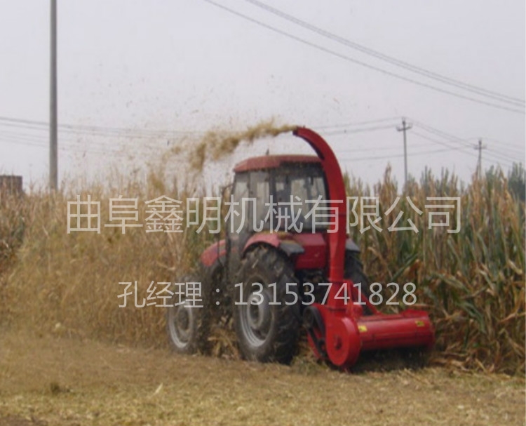 秸稈自動(dòng)粉碎收獲機(jī)價(jià)格 大馬力拖拉機(jī)帶二次秸稈粉碎回收機(jī)