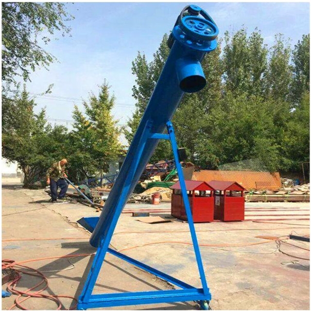 生物化肥螺旋提升機(jī)定制  移動(dòng)型不銹鋼螺旋提升機(jī)