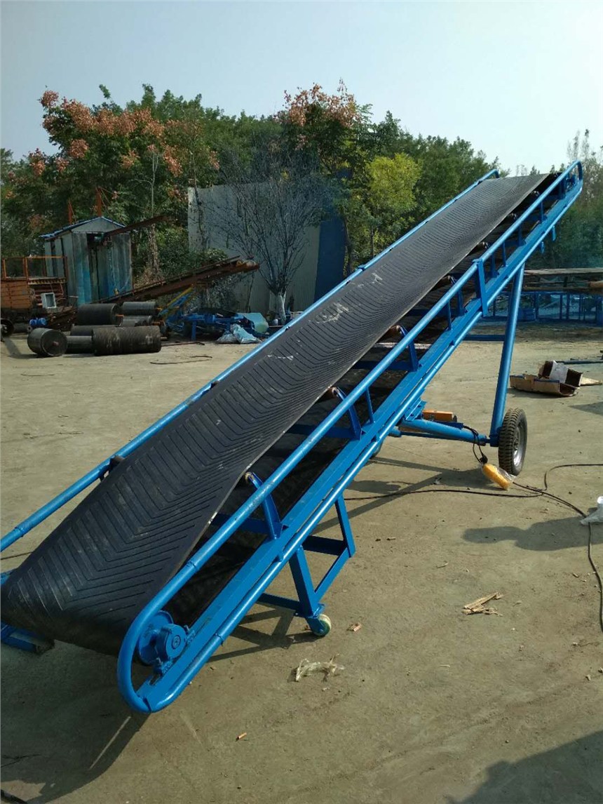 貨物裝車輸送機(jī)耐高溫耐磨 貨物裝車用皮帶輸送機(jī)