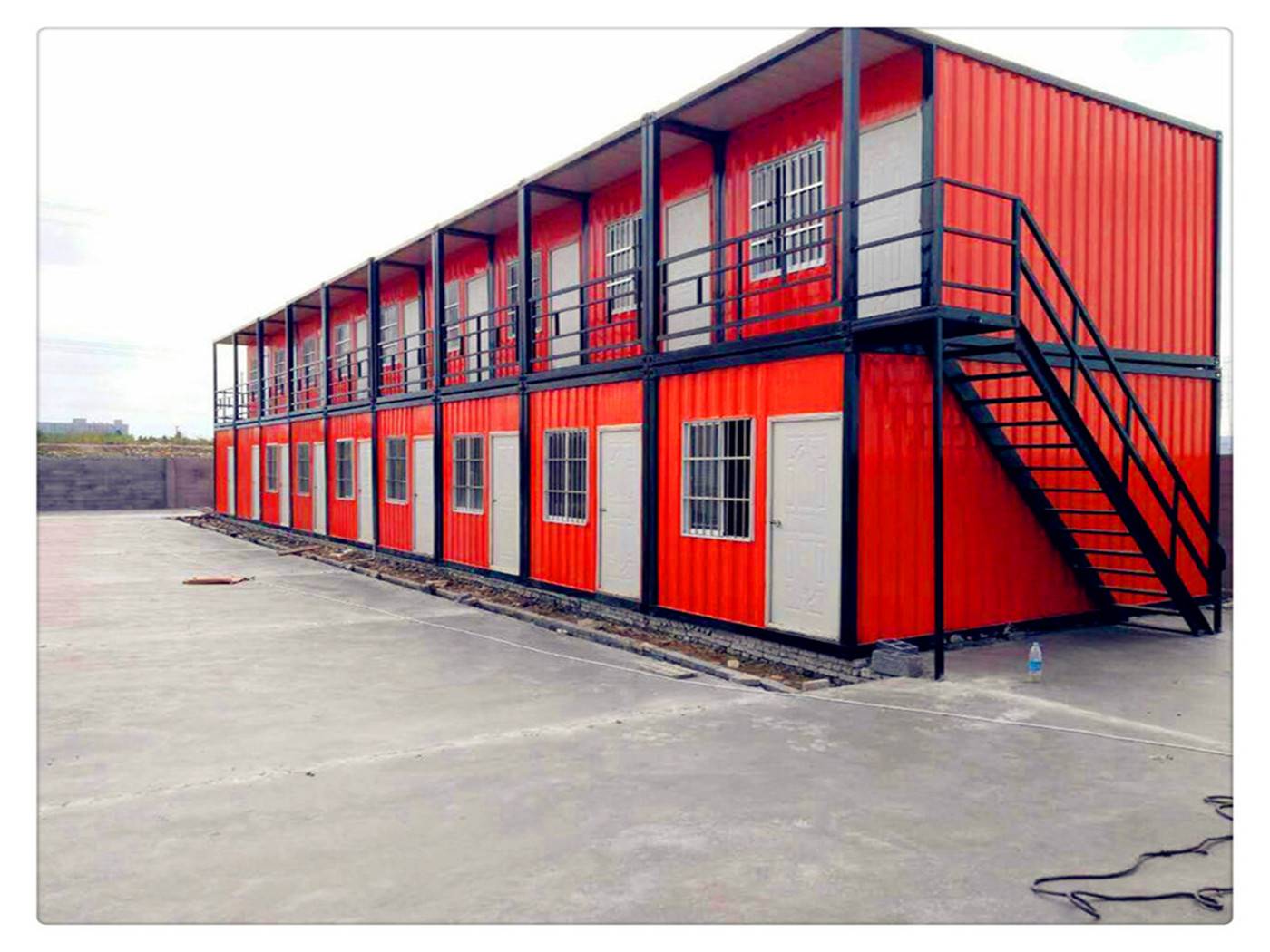 濟寧折疊式集裝箱魚臺縣出售辦公集裝箱住人打包箱