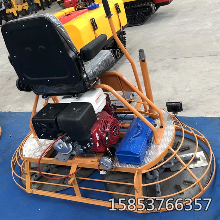 進(jìn)口動力座駕抹光機路面抹平機的價格