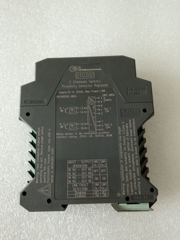 全新現(xiàn)貨 D1030D GM安全柵D1030D GM INTERNATIONAL