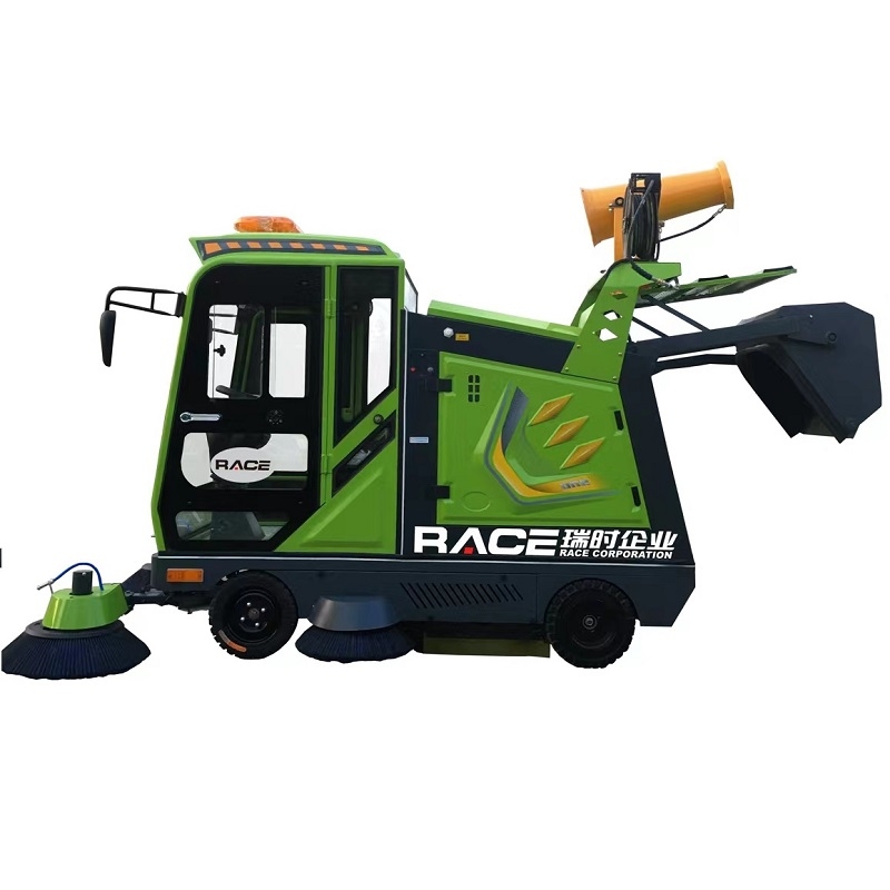 廈門工業(yè)駕駛式掃地機 泉州四輪駕駛室可自卸瑞時RACE品牌掃路車 福建直供