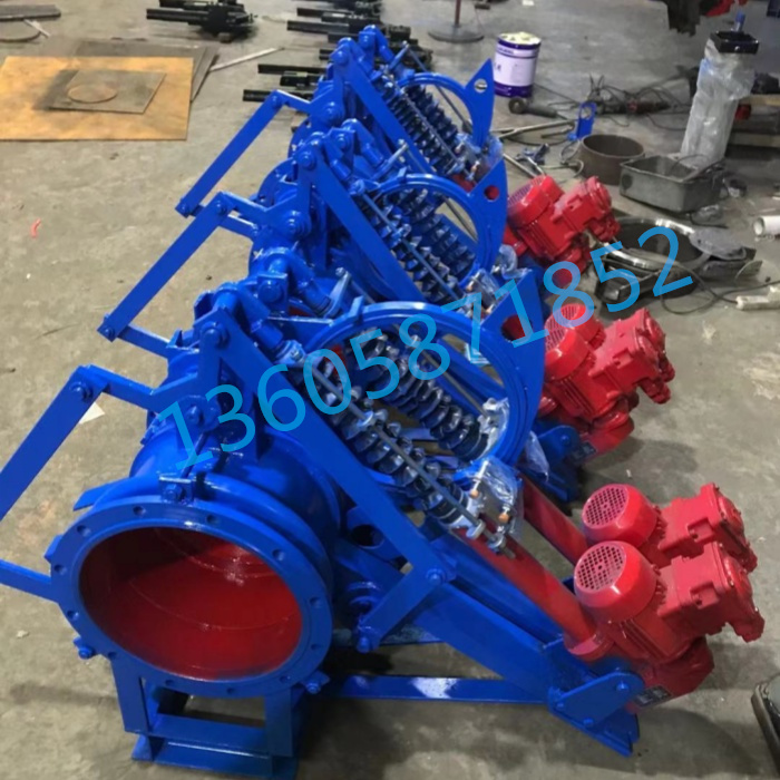 F943X碳鋼304電動扇形盲板閥煤氣翻板閥眼鏡閥氣動液動推桿扇形閥