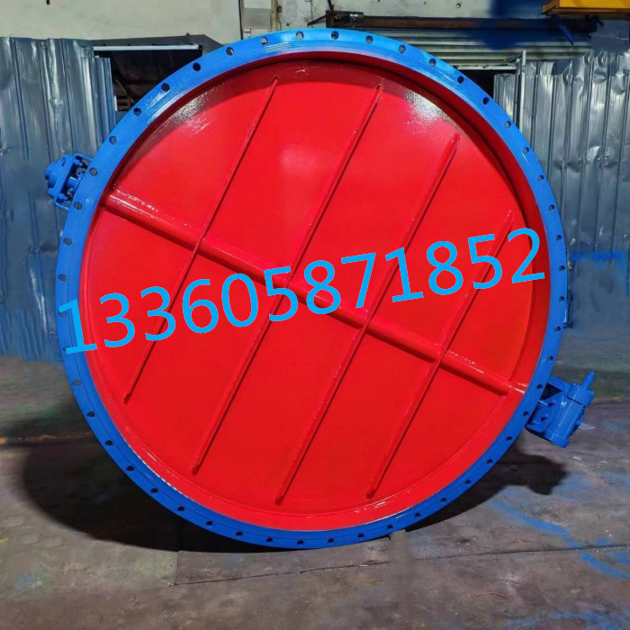 手動渦輪法蘭通風蝶閥D341W-6C不銹鋼304除塵煙氣DN100可定制