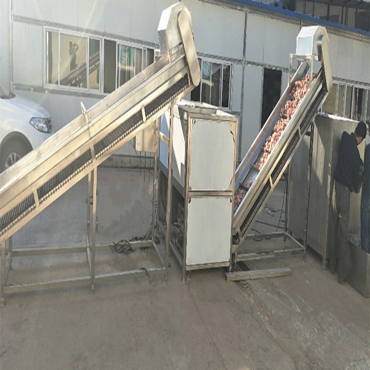 供應犬糧加工專用破碎機 貂廠加工設(shè)備 帶提升凍肉破碎機