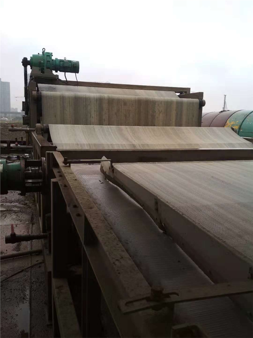 緊急在位處理3.5m*14m帶式壓濾機(jī) 污泥處理機(jī)一臺