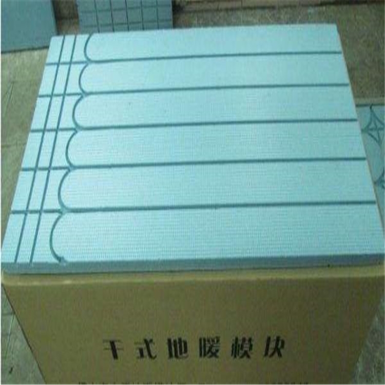 凹槽式地暖模塊B2阻燃免回填地暖模塊高強度密實度高