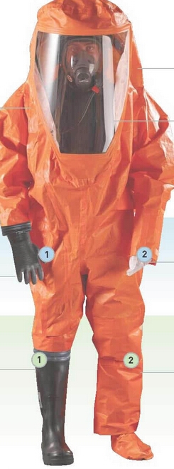 化學防護服，全密閉式防護服，MICROCHEM6000氣密型化學防護服/全密閉式重型防化服