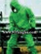 PVC防護(hù)服，連體式防酸服，B級(jí)耐酸堿防化服，半封閉式輕型防化服，液體致密型防化服