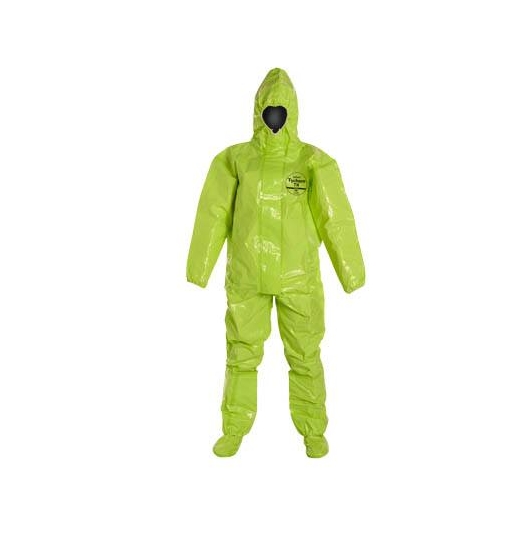 杜邦防護服-Tychem連體防護服-TK128T化學(xué)防護服-B級呼吸器內(nèi)置式防化服-防酸服
