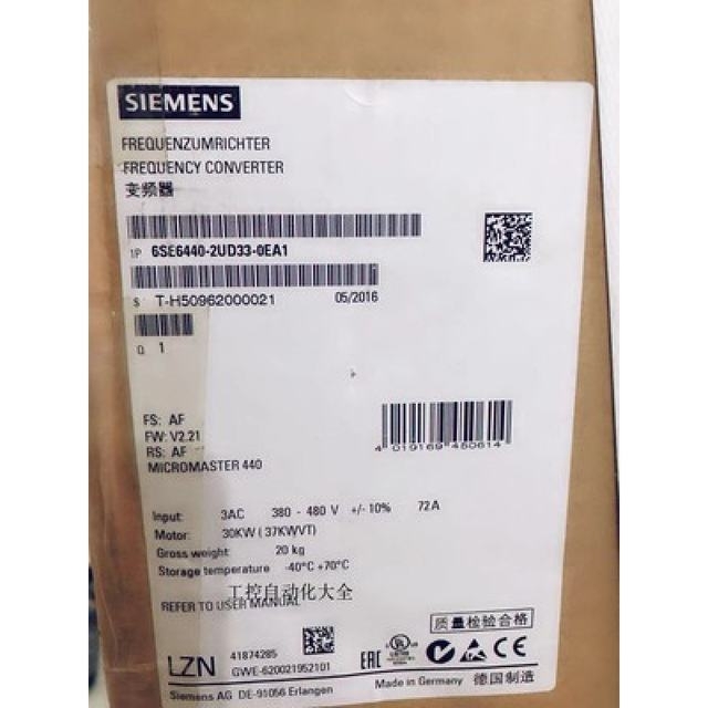 西門子22KW變頻器6SE6440-2UD33-0EB1