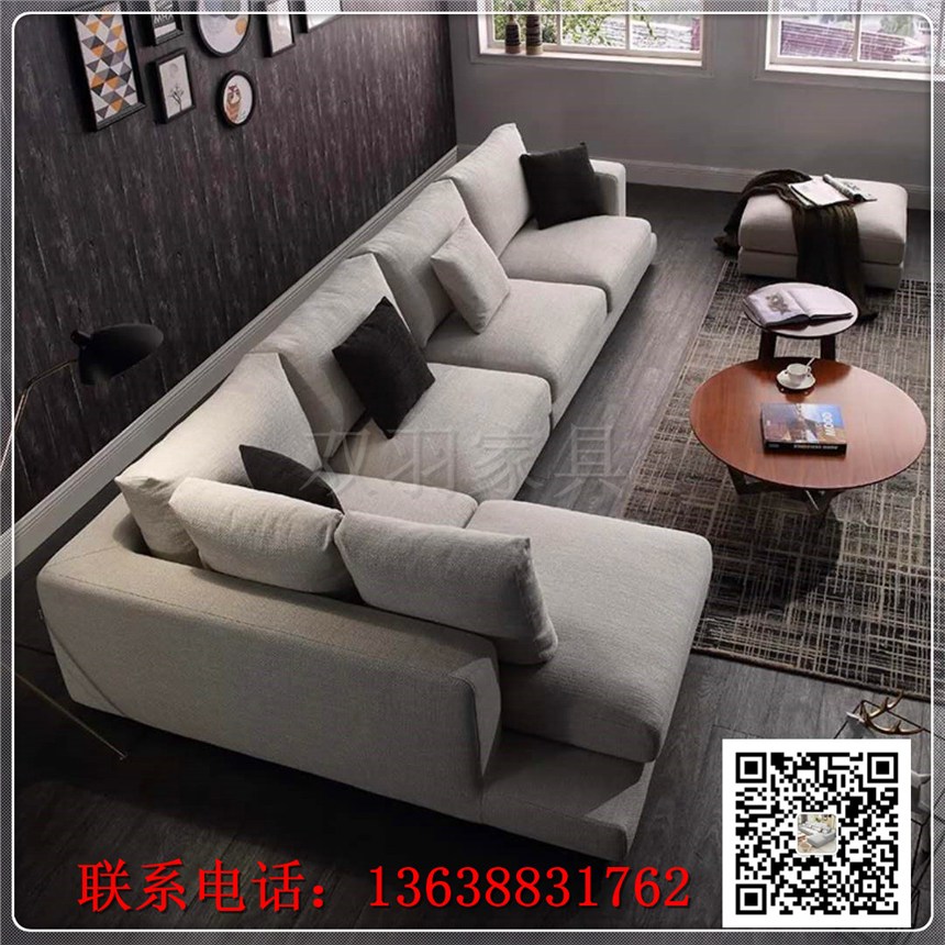 鎮(zhèn)雄雙羽家具布藝沙發(fā)-07