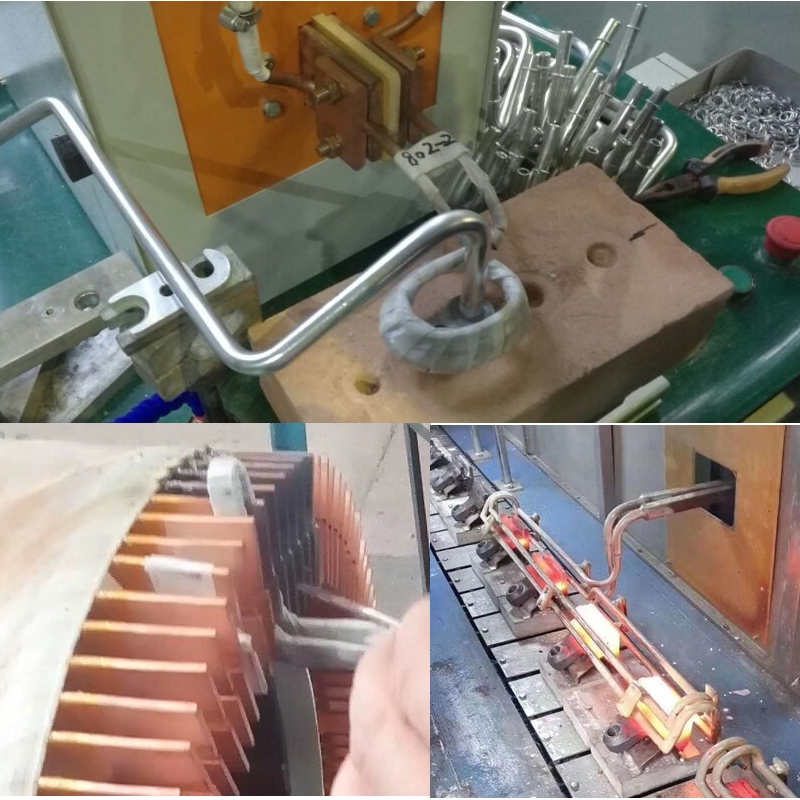 供應河南40KW雙頭感應加熱中頻釬焊機廠家