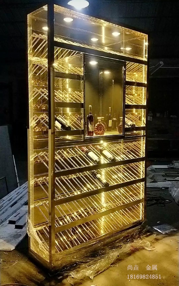 高端不銹鋼酒架酒柜生產廠家