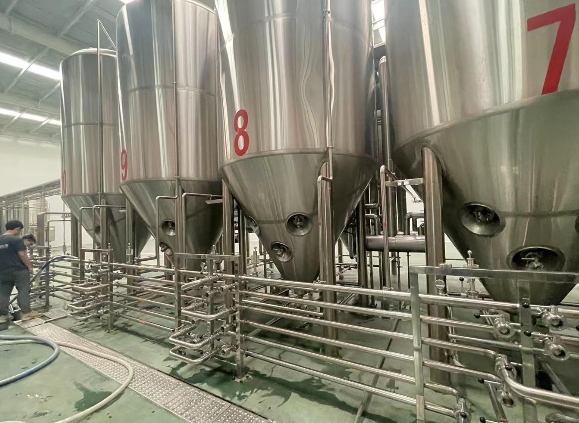 年產(chǎn)2萬噸大型精釀啤酒工廠設備建設  工廠型精釀啤酒設備配置