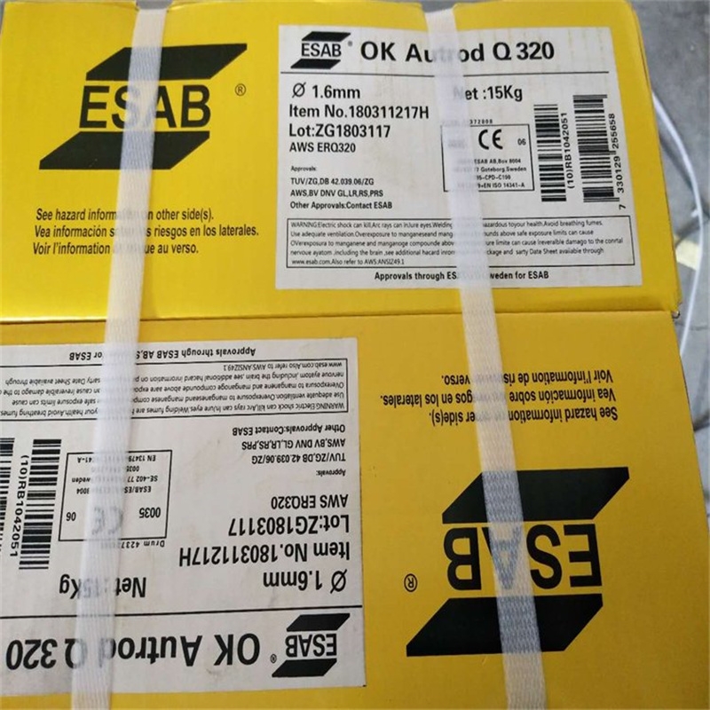 瑞典ESAB伊薩OK Tigrod 16.70 OK Tigrod 310不銹鋼氬弧焊絲規(guī)格齊全