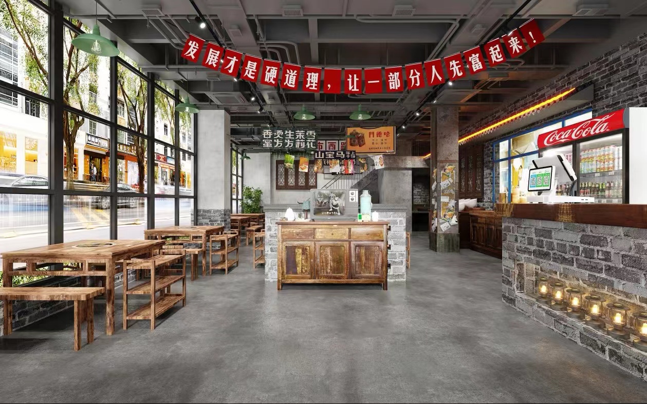 合肥懷舊風(fēng)餐廳裝修，營造時(shí)空穿越氛圍感空間設(shè)計(jì)