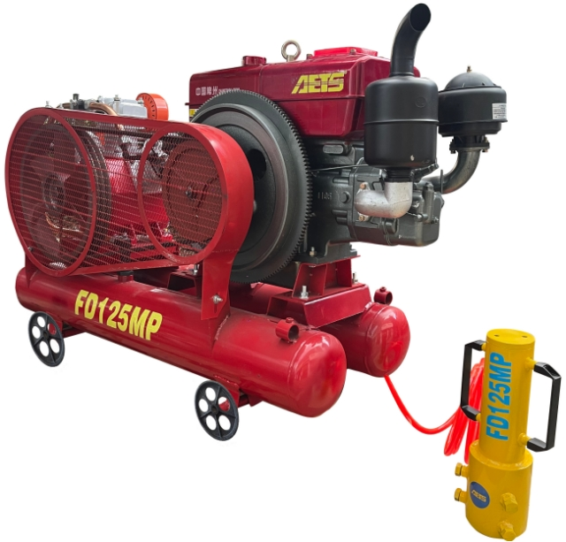 山西供應(yīng)地基打樁機FD125MP氣動打樁機