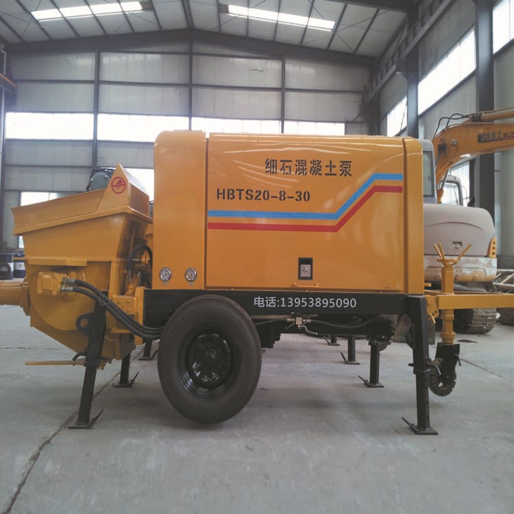 廣西土建施工隊-礦用混凝土輸送泵-專泵大石子