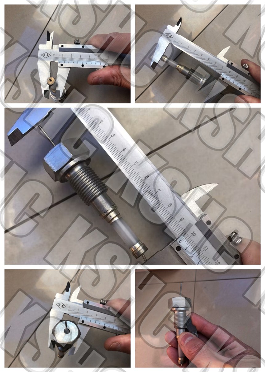 測量筒水位計(jì)廣東汕頭鍋爐電極規(guī)格M16×1.5×97mm