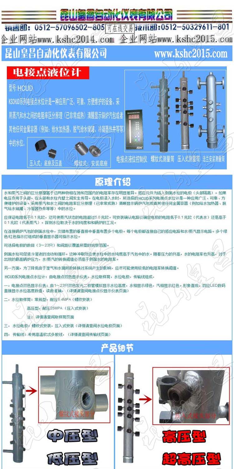 鍋爐測(cè)量筒水位計(jì)電極氧化鋁水位電極