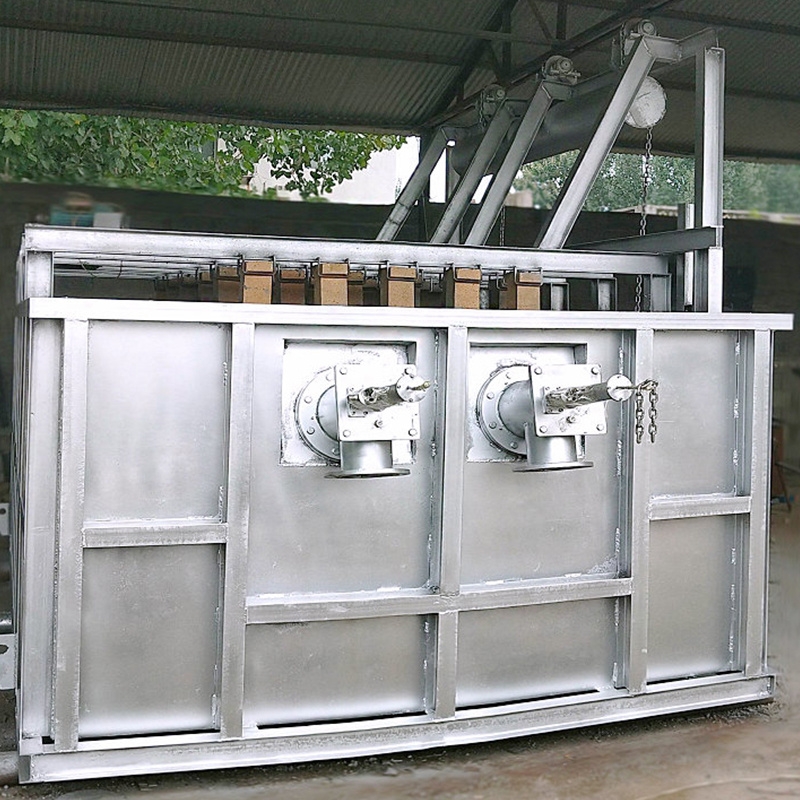 銅錠熔化燃氣爐 1400度高溫燃油熔銅爐運行穩(wěn)定