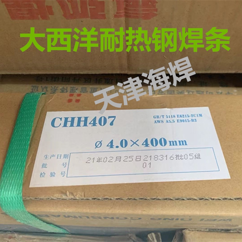 大西洋CHH407 E9015-B3 R407電廠(chǎng)專(zhuān)用耐熱鋼焊條
