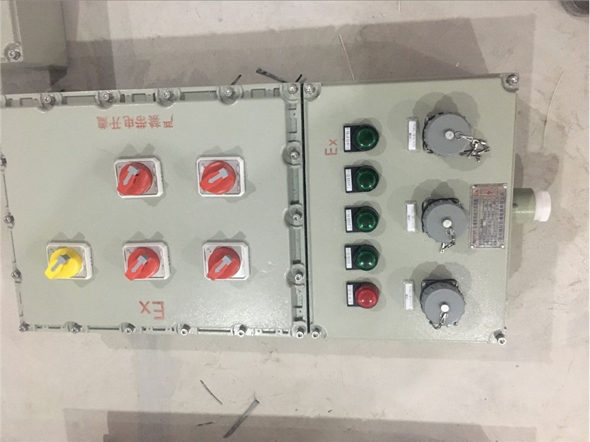 電機防爆啟?？刂葡?現(xiàn)場控制電機防爆按鈕箱-電機遠程防爆操作箱