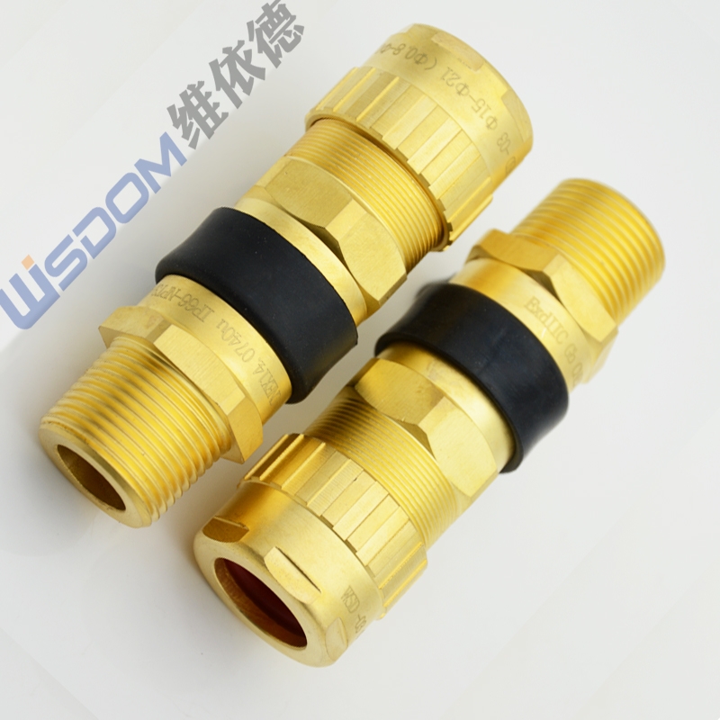 黃銅鎧裝防爆接頭|雙密封電纜格蘭頭連接和固定鎧裝電纜線
