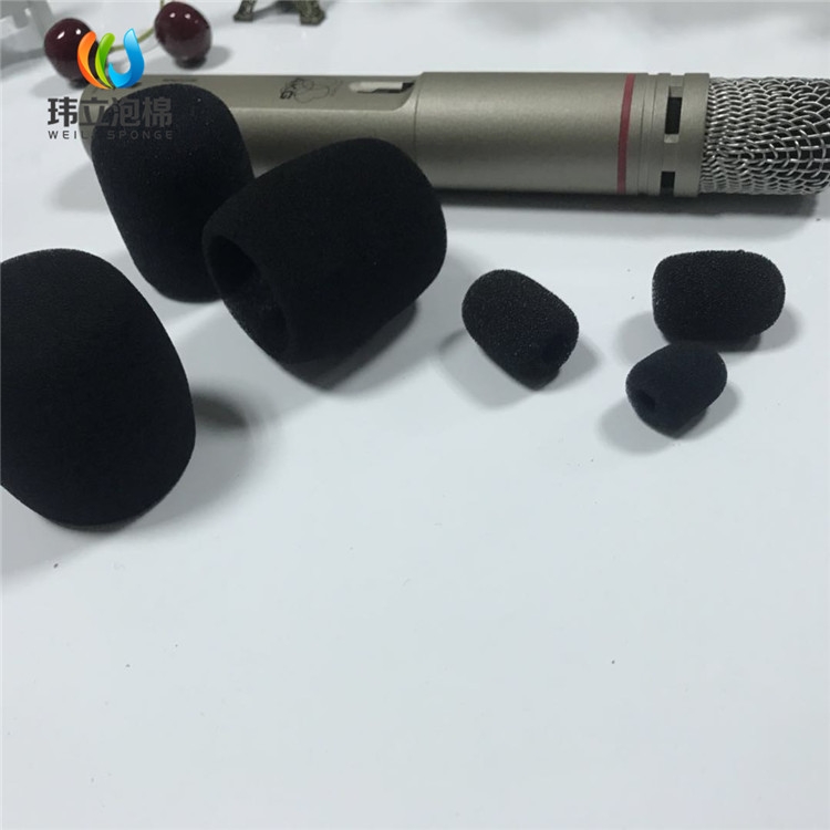 高密度頭戴耳麥咪棉 商務話務耳機海綿套 客服耳機耳麥 領夾麥克風套
