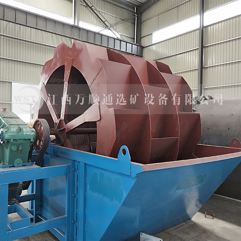 石城水輪洗沙機(jī)，一天洗1000方沙子的水洗沙機(jī)設(shè)備多少錢