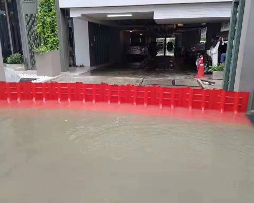 L型防汛擋水板 紅色高分子復(fù)合材質(zhì)擋水板