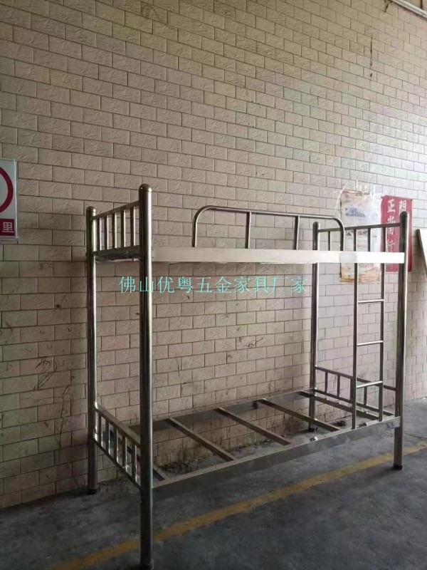 汕頭、潮州、揭陽清遠(yuǎn)鐵架木板床上下鋪鐵床批發(fā)工地鐵板員工床廠家