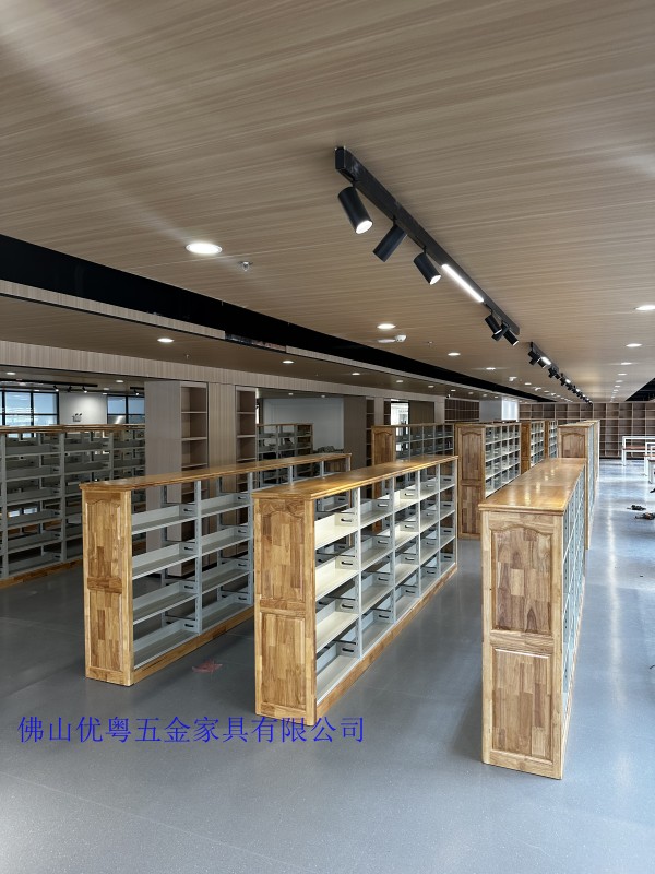 廣州全鋼書(shū)架雙面鋼制書(shū)架拆裝結(jié)構(gòu)卡扣連接全鋼制圖書(shū)檔案架