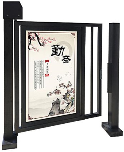 公寓人員識(shí)別單向廣告門09