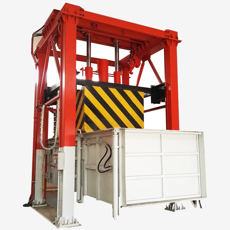 垃圾壓縮設備廠家 縣級垃圾轉(zhuǎn)運站壓縮機 三缸四柱垃圾轉(zhuǎn)運站