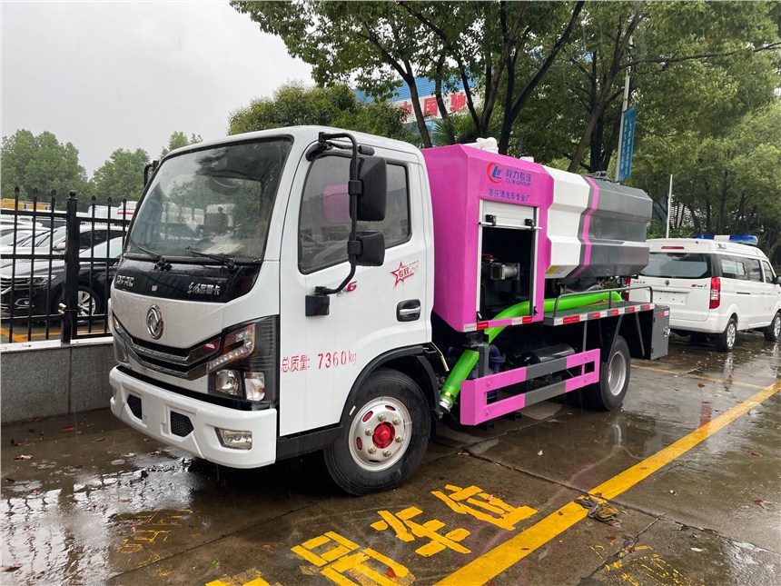 江鈴順達(dá)下地下室5方清洗吸污車 高2.1米進(jìn)出無憂