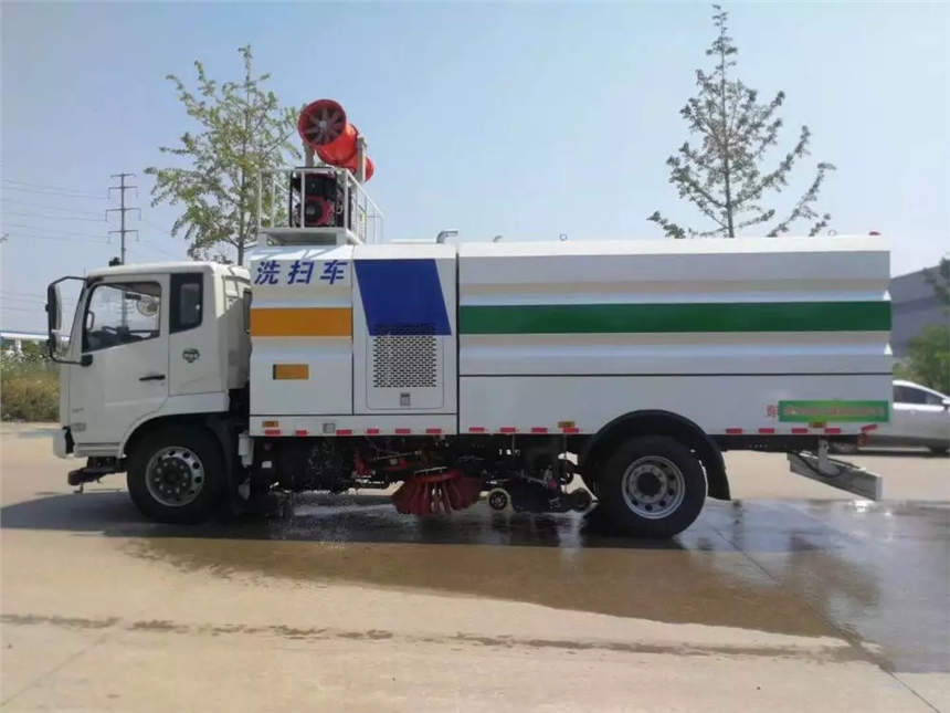 成都路面?洗掃車_東風(fēng)8方多利卡洗掃車電廠洗掃車