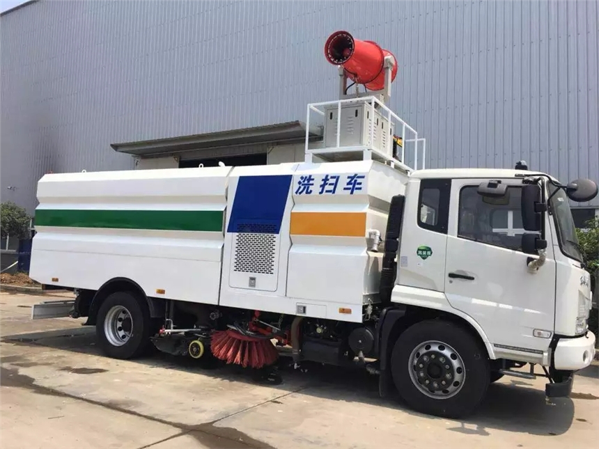 ...東風(fēng)D9多功能洗掃車時(shí)風(fēng)藍(lán)牌道路清掃車生產(chǎn)廠家價(jià)