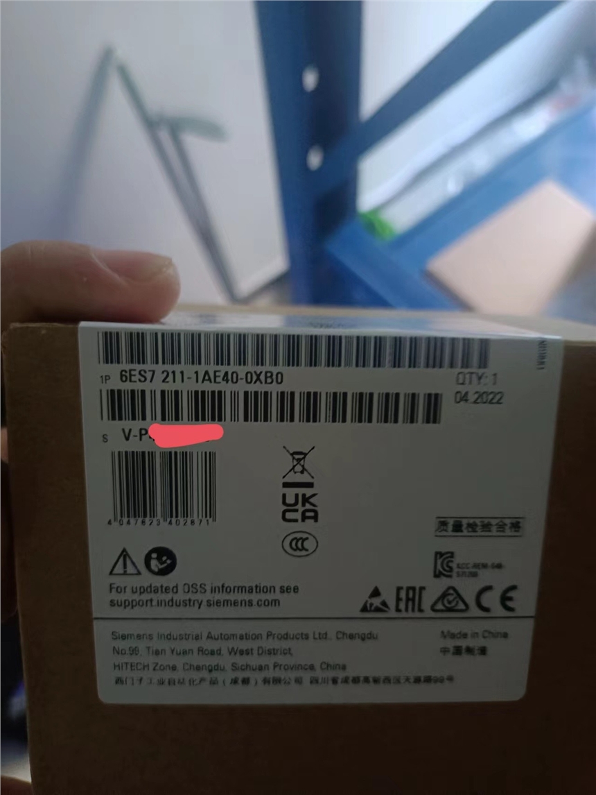 西門子輸入輸出模塊S7-1200，CPU 1211C 6ES7211-1AE40-0XB0