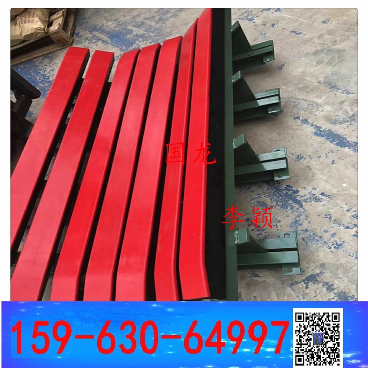 緩沖條的長度1.4米 超高分子緩沖條75x100mm 聚乙烯材質(zhì)
