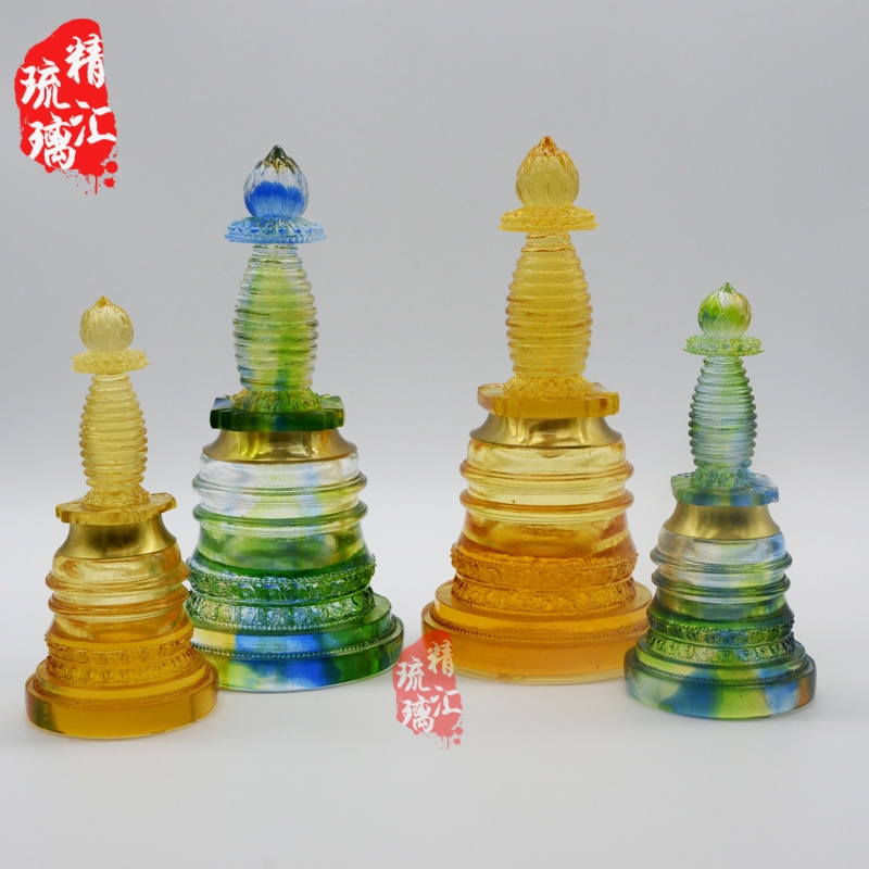 琉璃嘎當(dāng)塔 琉璃佛塔 佛教用品廠家直銷(xiāo) 廣州琉璃工廠